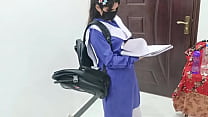 Indian Student Girl In School Uniform Fucked By Her Stepfather