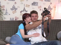 Adorabl Red Haired Teen Enjoys Anal Sex With Hot Boyfriend