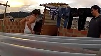 Indore Girl Fuck On Terrace When Family