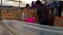 Indore Girl Fuck On Terrace When Family